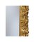 Rectangular Gold Foil Hand-Carved Wooden Mirror, 1970 5