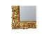 Rectangular Gold Foil Hand-Carved Wooden Mirror, 1970, Image 3