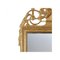 Rectangular Gold Foil Hand-Carved Wooden Mirror, 1970 3