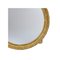 Round Gold Hand-Carved Wooden Mirror, 1970, Image 3