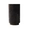 Zylindrische handgefertigte schwarze Keramik Tischlampe von Emilio Rey, 1950er 4