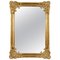 Rectangular Gold Hand-Carved Wooden Mirror, 1970, Image 1