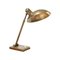 Mid-Century Gold Structure Brass Desk Lamp. Belgium, 1940s 4