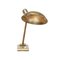 Mid-Century Gold Structure Brass Desk Lamp. Belgium, 1940s, Image 3