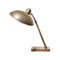 Lampe de Bureau Mid-Century en Or Structure en Laiton Belgique, 1940s 2