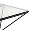 Mid-Century Square Black Metal and Glass Coffee Table by Paolo Piva, Italy, 1970s 3