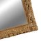 Rectangular Gold Hand-Carved Wooden Mirror, Spain, 1970s 5