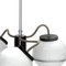 Mid-Century Chromed Steel and Glass Suspension Lamp by Gino Sarfatti, Italy, 1970s, Image 3
