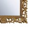 Espejo rectangular de madera tallada a mano de madera tallada, años 70, Imagen 4