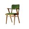 Mid-Century Wood and Green Velvet Italian Armchairs, 1960s, Set of 2 3
