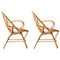 Mid-Century Bamboo Armchairs, France, 1970s, Set of 2 1