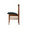 Schwedische Mid-Century Sessel aus Holz und grünem Samt, 1950er, 4er Set 4