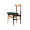 Schwedische Mid-Century Sessel aus Holz und grünem Samt, 1950er, 4er Set 3
