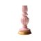 Lámparas de mesa Mid-Century de cerámica rosa y negra hechas a mano. Juego de 2, Imagen 4