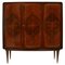 Mid-Century Wooden Bar Cabinet, Italy, 1950s 1