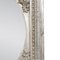 Neoclassical Regency Rectangular Silver Hand-Carved Wooden Mirror, 1970 5