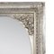 Neoclassical Regency Rectangular Silver Hand-Carved Wooden Mirror, 1970 3