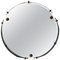 Miroir Mural Rond Moderne Mid-Century en Laiton, Italie, 1960s 1