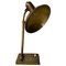 Mid-Century Modern Brass Rounded Desk Lamp, France, 1950 1