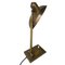 Mid-Century Modern Brass Rounded Desk Lamp, France, 1950 3