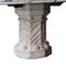 Mesa de columna histórica de piedra caliza hecha a mano de piedra caliza, España, años 40, Imagen 4