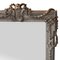Espejo Regency neoclásico rectangular de plata y madera tallada a mano, España, años 70, Imagen 3