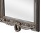 Neoclassical Regency Rectangular Silver & Hand-Carved Wooden Mirror, Spain, 1970 4