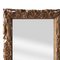 Art Nouveau Style Rectangular Gold Foil Hand-Carved Wooden Mirror, 1970 4