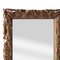 Art Nouveau Style Rectangular Gold Foil Hand-Carved Wooden Mirror, 1970, Image 4