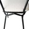 Schwarz lackierte italienische Mid-Century Modern Stühle aus Eisen & weißem Bouclé, 1960er 8