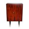 Mid-Century Mahogany Brass Bar Cabinet, Italy, 1950 2