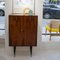 Mid-Century Mahogany Brass Bar Cabinet, Italy, 1950 6