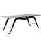 Mid-Century Italian Rectangular Black Wood & Glass Side Table by Ico Parisi, 1950 1