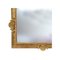Specchio rettangolare neoclassico Regency intagliato a mano in legno dorato, Immagine 4