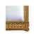 Rechteckiger goldener und neoklassizistischer Spiegel aus Gold mit handgeschnitztem Holzrahmen 3