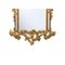 Specchio rettangolare neoclassico Regency intagliato a mano in legno dorato, Immagine 3
