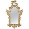 Specchio rettangolare neoclassico Regency intagliato a mano in legno dorato, Immagine 1
