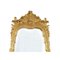 Neoclassical Regency Rectangular Gold Hand-Carved Wooden Mirror 2