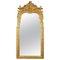 Neoclassical Regency Rectangular Gold Hand-Carved Wooden Mirror, Image 1
