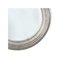 Neoclassical Empire Round Silver Hand-Carved Wooden Mirror 3