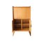 Mid-Century Modern Oak & Brass Bar Cabinet by René Gabriel, France, 1950, Image 4