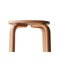 Laminated Wood Stools in the Style of Alvar Aalto, Finland, 1970, Set of 4 3