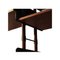 Mid-Century Modern Italian Rectangular Brown Wood Modular Shelf, 1950 4