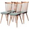 Chaises de Salon Mid-Century de Baumann House, France, 1950s, Set de 4 1