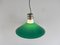 Mid-Century Italian Green Murano Glass Pendant Lamp by Alessandro Pianon for Vistosi 3
