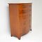 Large Antique Inlaid Bow Front Chest of Drawers, Image 7