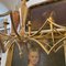 Large Mid-Century Modern Brass Chandelier from FILC Milano, 1950sd 11