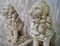 Proud Stone Cast French Sitting Lions, Set of 2 2