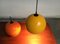 Mid-Century Space Age Ball Pendant Lamps, Set of 2 2