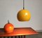 Mid-Century Space Age Ball Pendant Lamps, Set of 2 4